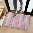 thumbnail image 2 of Pink and Green Striped Pattern Door Rugs,Washable Non Slip Door Mats Indoor,Decorative Door Mats,Entry Mat Indoor for Entrance,Bedroom,Kitchen,Bathroom,16"x24", 2 of 6