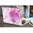 thumbnail image 4 of KSK KAISHEK Hard Shell Cover Compatible with Old Version MacBook Air 13 inchs with No Touch No USB-C + Black Keyboard Cover Model: A1466/A1369( Flower 1055), 4 of 5
