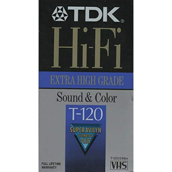 TDK T120HF Hi-Fi VHS Tape (120 Minutes)