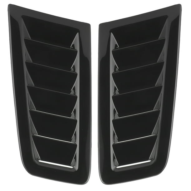 Hood Vent Car, Engine Hood Vents 2Pcs Vents Vent Cover, Front