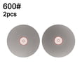 thumbnail image 1 of 2Pcs 8Inch Diamond Coated Wheel Polishing Grinding Disc Jade Glass Lapping Tool 600#, 1 of 9