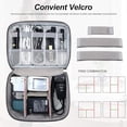thumbnail image 6 of Veraa Waterproof Electronics Organizer – Double Layer Travel Case for Cables, Chargers & Accessories, 6 of 6