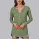 thumbnail image 2 of Top corto,Camiseta de verano de manga larga con cuello redondo para mujer, informal y cómoda, de tejido suave y transpirable, ideal para el hogar o el trabajo, sopatenor, 2 of 9