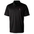 thumbnail image 2 of Men's Cutter & Buck  Black Ohio State Buckeyes Alumni Logo Prospect Textured Stretch Polo, 2 of 3