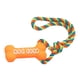 thumbnail image 3 of Juguete para la dentición de perros estilo hueso que hace ruido, silicona segura, cuerda de 11,4 pulgadas, colores brillantes, juguete para masticar para perros para cachorros, mascotas pequ, 3 of 13