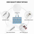thumbnail image 6 of Handbag File Bag 15×10.6in Large Capacity Double Pocket Designed For Work Travel Travel Shopping Animal Dog Cartoon Pattern With Bones, 6 of 8