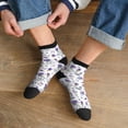 thumbnail image 3 of Pofeuu Lavender Bicycle Print 30cm Socks, Adult Running Hiking Socks for Youth and Adult, 3 of 7