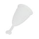 thumbnail image 2 of Juego de copas menstruales flexibles y reutilizables para mujer, copa Menstrual portátil de silicona suave con forma de corazón, color blanco, 10 Uds., 2 of 9