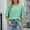 Green, variant on Trendy Women’s Oversized Short Sleeve T-Shirts Casual Summer Style Striped Color Block Tee Top for Everyday Comfort