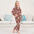 thumbnail image 6 of Fluffy Pajamas Set Fuzzy Winter Warm Pj Sets Pullover Tops and Long Pants Minimalist Dandelion Pattern Large, 6 of 8