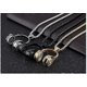 thumbnail image 2 of Collar con colgante de auriculares de acero inoxidable de moda para hombres --- Código de producto 52101, 2 of 4