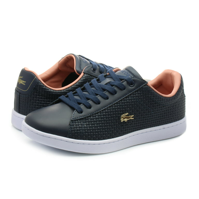 Lacoste Women's Carnaby EVO 118 5 SPW Sneaker Navy / Pink Lace Up Fashion (7) - Walmart.com