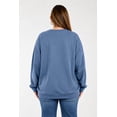 thumbnail image 3 of Sudadera Oversize Montauk Roman Fashion /Tallas Extras, 3846 (Azul petroleo) azul petroleo 36, 3 of 5