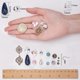 thumbnail image 3 of Kit de inicio para hacer aretes de porcelana (1 caja, 10 pares) con cuentas de porcelana, espaciadores, ganchos para aretes, suministros para manualidades y joyería., 3 of 7