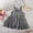 Gray, variant on Girl's Summer Sundress Spaghetti Strap Solid Color Midi Dress Casual Loose Sleeveless Cami Swing Dresses 2025 Beach