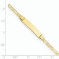 thumbnail image 3 of 14K Yellow Gold 6 Figaro Link Child ID Bracelet, 3 of 3
