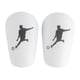 thumbnail image 5 of 2 mini espinilleras de fútbol, ​​protección para piernas, equipo de fútbol Blanco XS, 5 of 9