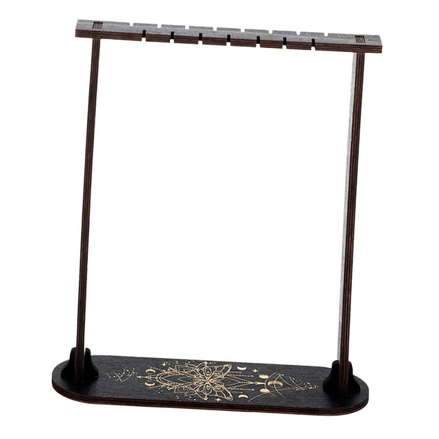 Esquirla Wooden Pendulum Display Frame Wooden Crystal Display Stand Collections A