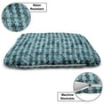 thumbnail image 3 of Grunge Pet Bed, Contemporary Art Inspiration with Dots in Cold Colors Freezing Cool Winter Ice, Resistant Pad for Dogs and Cats Cushion with Removable Cover, 24" x 39", Pale Blue Grey, by Ambesonne, 3 of 4