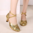 thumbnail image 1 of XIHAHA-zapatos de tacón alto para mujer, calzado de salón, Salsa, Tango, baile latino, Moderno, 1 of 4