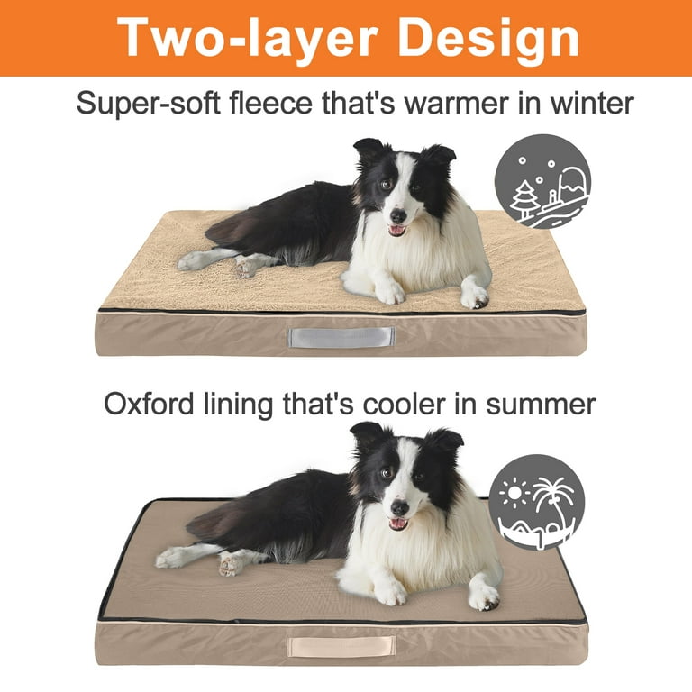 Double dog bed for two large dogs hot sale
