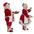 thumbnail image 3 of Kurt Adler Fabriche Christmas Figurines, Mr. and Mrs. Claus with Desserts, 10.5in (Set of 2), 3 of 4