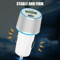 thumbnail image 6 of OEFNTAC Car Charger Car Phone Charger Car Charger Gift Pinks Car Charging Fast Charging USB Car Cigarettes Lighter Intelligent One Pull Two Car Charging, 6 of 7