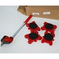 thumbnail image 5 of Gpoty Furniture Removal Kit， 5pcs Effortless Heavy Furniture Movers， Movable Cabinet Movers With 1 Lifting Rod And 4 Moving Wheels， Up To 400kg (style B), 5 of 11