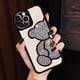thumbnail image 1 of Funda De Teléfono Con Purpurina Diamond Bear Bling Para iPhone 14 12 11 13 Pro Max X XR XS 7 8 Plus SE3 Carcasa De Cuero Chapado De Lujo Silicona Suave Cubierta Trasera, 1 of 4