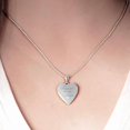 thumbnail image 6 of PicturesOnGold Forever In My Heart Locket Necklace for Women That Hold Pictures & Engraving in Personalized Jewelry Gifts for Men & Women Sterling Silver (Locket + 1 Photo)., 6 of 6