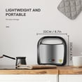 thumbnail image 4 of Sandwich Maker And Panini Press, Non-Stick Coating for Easy Cleaning, Quick Heat-Up, Built-in Indicator Lights, Easy to Clean, Black, 4 of 7
