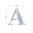 thumbnail image 3 of Efavormart 4 Pack - 5" Iridescent Pre-punched Decorative Numbers with Sticky Dots Make Your Own Banner for Birthdays and Weddings, Party Decoration Supplies - A, 3 of 11