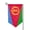 Sharp Corner, variant on Eritrea Flag Garden Flag Double Sided Small Flag Yard Home Decorative Flags Banner 12.5 x 18 Inch Square