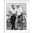 thumbnail image 2 of Art.com Golfer Jack Nicklaus and Arnold Palmer During National Open Tournament Premium Photographic Print by John Dominis, White Frame Wall Art, 23" x 29", 2 of 5