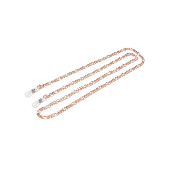 CCOCC Glasses Strap,Secure Eyeglass Chains for Women,Flexible Anti-Slip Design Kids Glasses Strap,Rose Gold