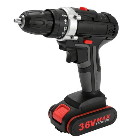 36V Multifunctional Electric Impact Cordless Drill High-power Lithium Battery Wireless Rechargeable Hand Drills Home DIY Electric Power (Best Power Drill For The Money)