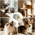thumbnail image 2 of Winter Warm Cat Cave Bed for Indoor Cats, Enclosed Plush Pet Sleeping Pod with Non- Bottom, Machine Washable Calming Nest for Kittens and Small Dogs in Home Living Room, 2 of 5