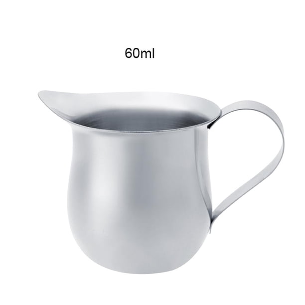 Jarra de Leche de Acero Inoxidable Ecomeon 60 ML/90 ML/240 ML/150 ML Plata