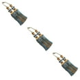 thumbnail image 2 of Decodeary 2pack/lot High Curtain Tassel Easy To Excellent Decor For Wide Application Suitable Polyester High light blue 3Set, 2 of 6