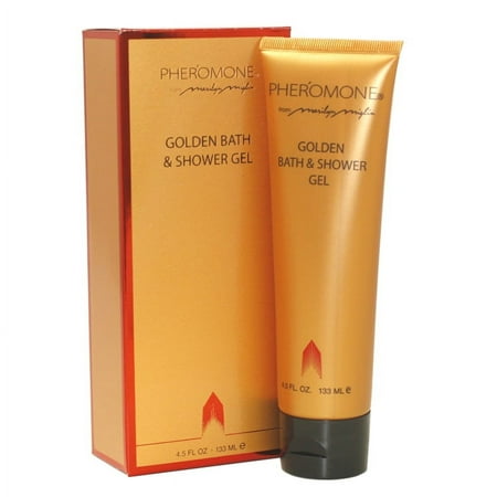 Pheromone Golden Bath & Shower Gel 4.5 Oz for Women by Marilyn Miglin