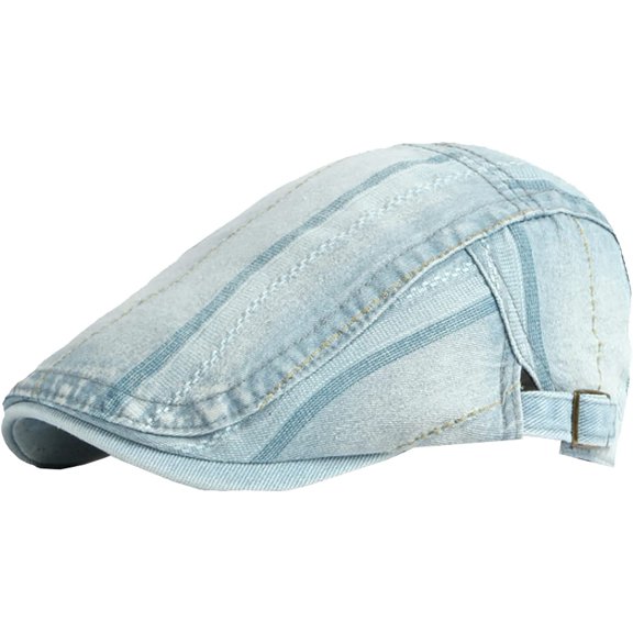 CoCopeaunts Newsboy Hats for Women Fashion Denim Beret Cap Men Women Adjustable Ivy Cap Male Female Artist Painter Beret Hat