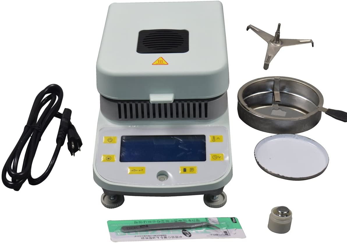 INTBUYING Lab Moisture Analyzer DSH5010 for Grain Mineral Food 50g