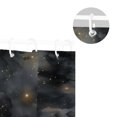 thumbnail image 5 of Yayeee Shower Curtain with Hooks 72"x72" Waterproof Fabric Bathroom Hanging Decor, Gray Sky Pattern, 5 of 5