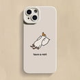 thumbnail image 3 of Bonita funda de teléfono de pato de dibujos animados para Samsung Galaxy S23 Ultra S22 Plus S21 S20 FE Note20 A14 A34 A54 A13 A33 A53 A32 A52s, funda suave, 3 of 5