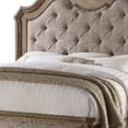 thumbnail image 5 of Benjara Sophisticated Contemporary Style Queen Size Bed- Brown, 5 of 11