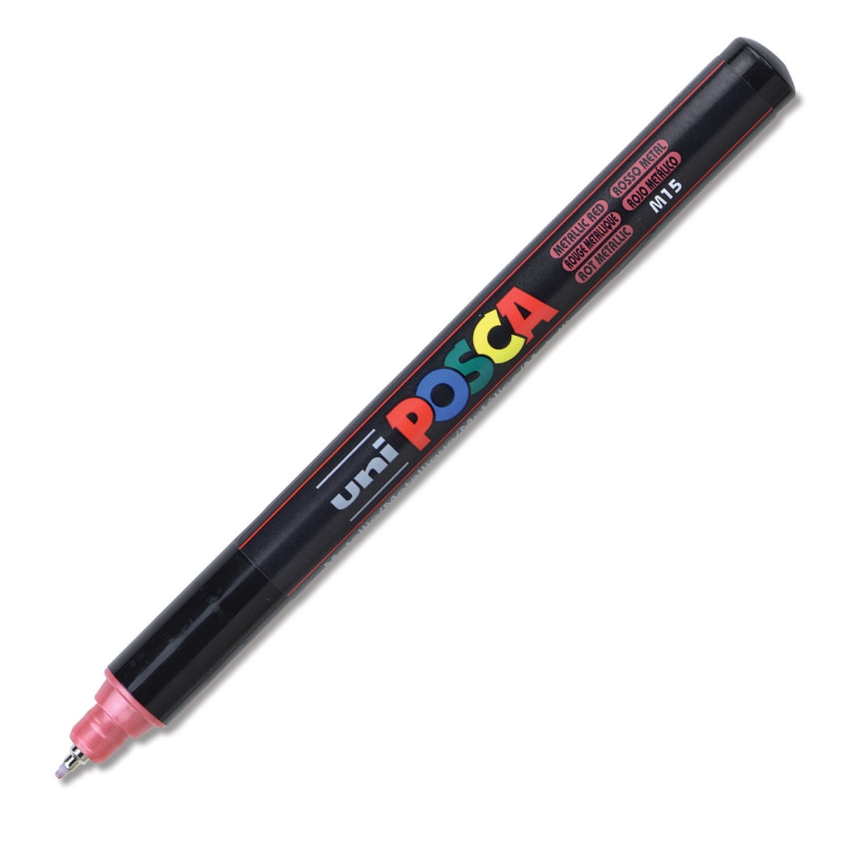 UniPosca Paint Marker Metallic Red, XFine Tip, 0.7 mm