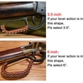 thumbnail image 4 of XUCP-Suede Leather Lever Wrap for Lever Action Rifles and Shotguns, Handcrafted, 4 of 4