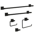 thumbnail image 6 of Franklin Brass MAX18-MB Maxted 18" Towel Bar Rack, Flat Black, 6 of 7