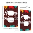 thumbnail image 3 of Balery Happy Thanksgiving for Duplex Wall Plates Kit, Electrical Outlet Covers, Standard Size 1-Gang 5.0" x3.0", Electric Receptacle Plug Covers-Style S, 3 of 6