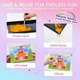 thumbnail image 6 of Klever Kits Glow Sand Painting, Glow-in-the-Dark Sand Art & Craft Kit for Kids, Birthday Gifts for Girls Ages 5+, 6 of 9
